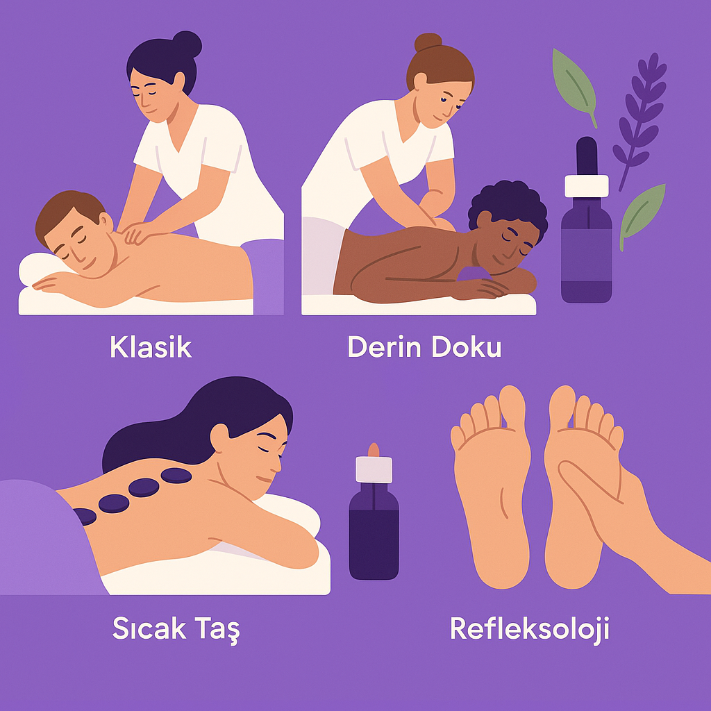 Alibeyköy masaj türleri kolaj görseli