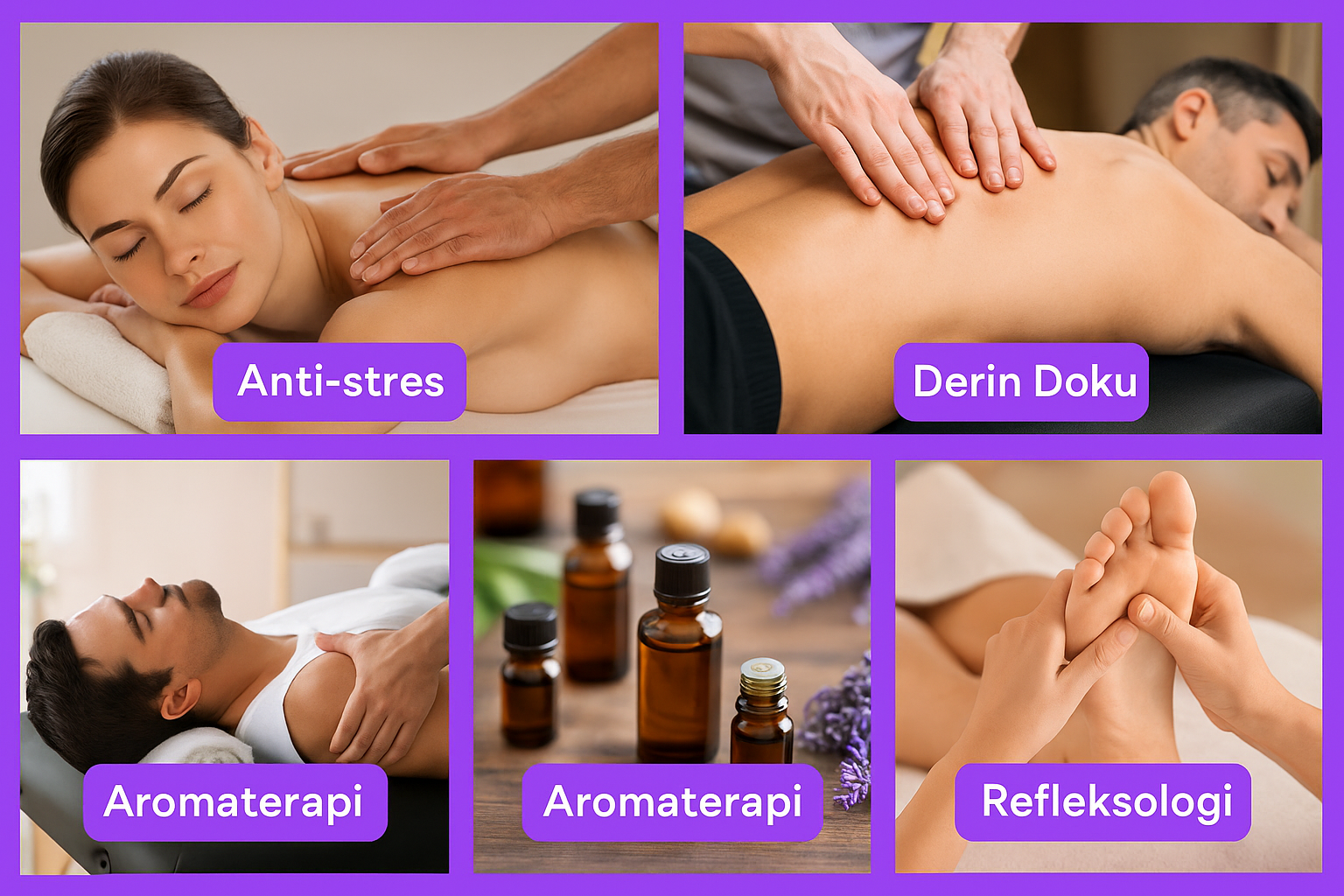 Esenyurt Evde Masaj 8 Esenyurt masaj türleri kolajı