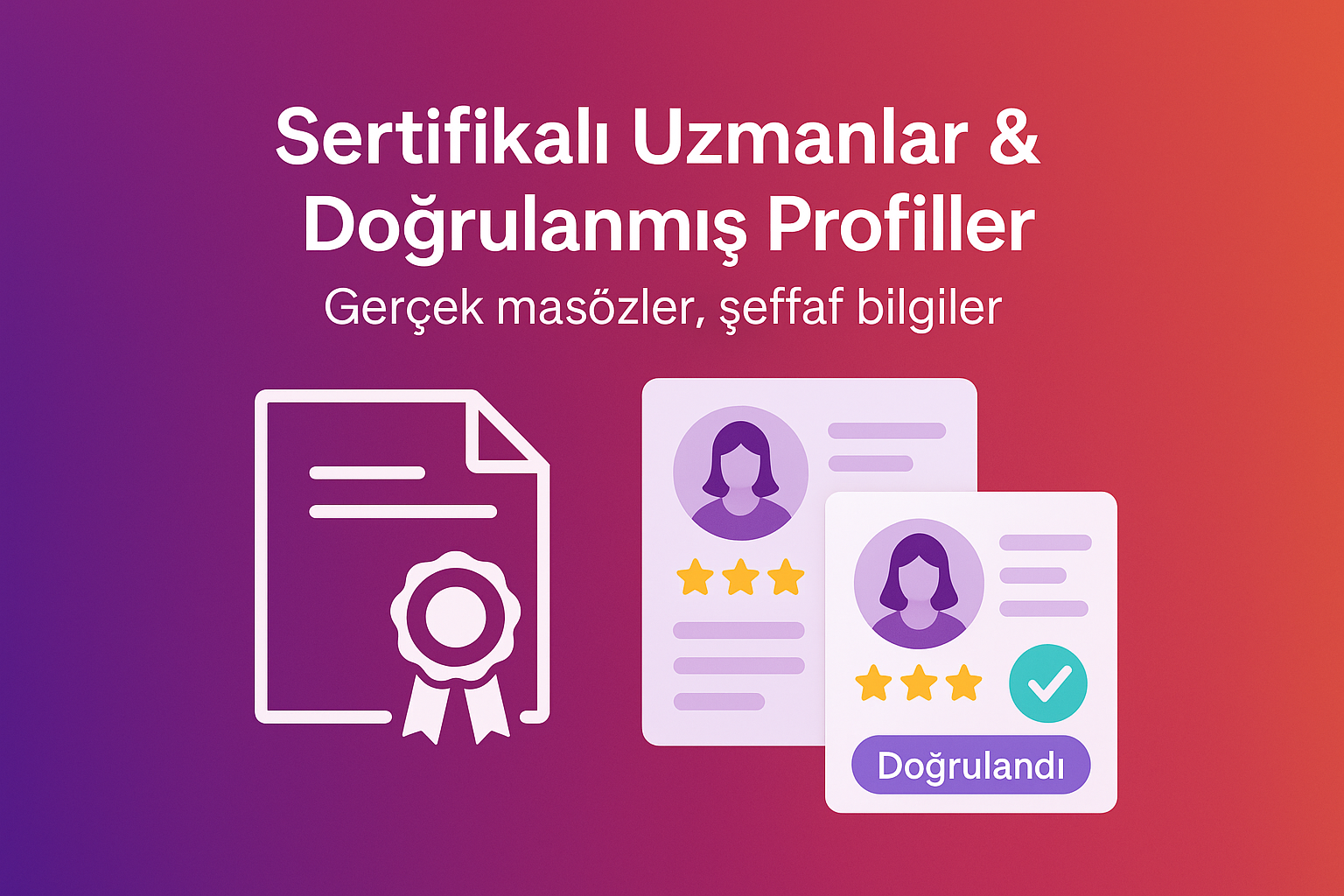 Masöz Rehberi sertifikalı uzmanlar ve doğrulanmış masöz profilleri görseli Masöz Rehberi’nde yer alan sertifikalı uzmanlar ve doğrulanmış masöz profillerini gösteren görsel